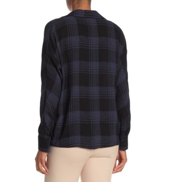 Vince Heathered Plaid Blouse - Picture 2 of 7